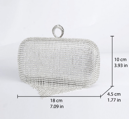 Stellar Cascade Evening Bag