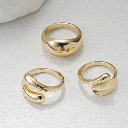 Lustre Trio Ring Set