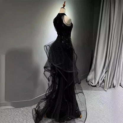 Elysian Noir Gown