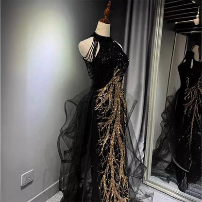 Elysian Noir Gown