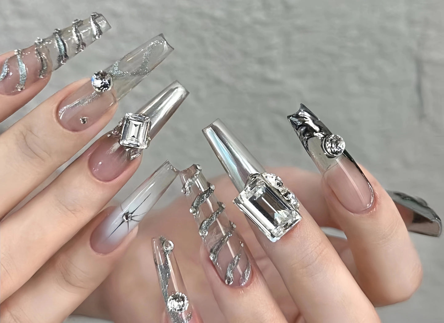 Future Island Cyberpunk Nail Tips