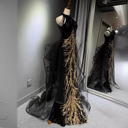 Elysian Noir Gown