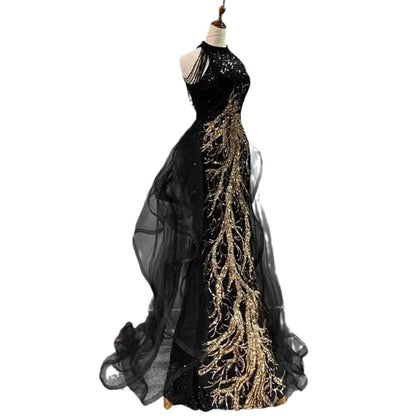 Elysian Noir Gown