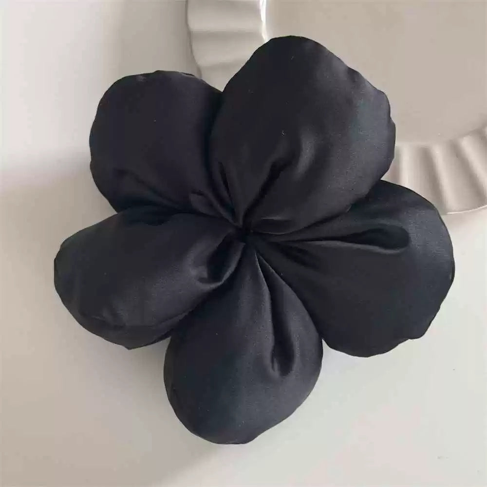 Starlight Elegance – 3D Satin Flower Hairband